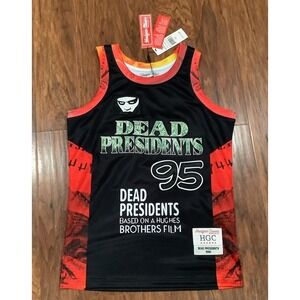 Headgear Classics Dead Presidents Jersey Black Anthony Curtis New NWT XS
